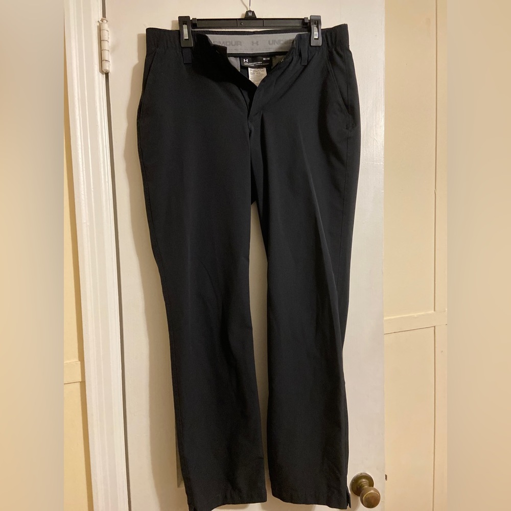 Men’s Under Armour Golf Pants, Black, 32 x 32